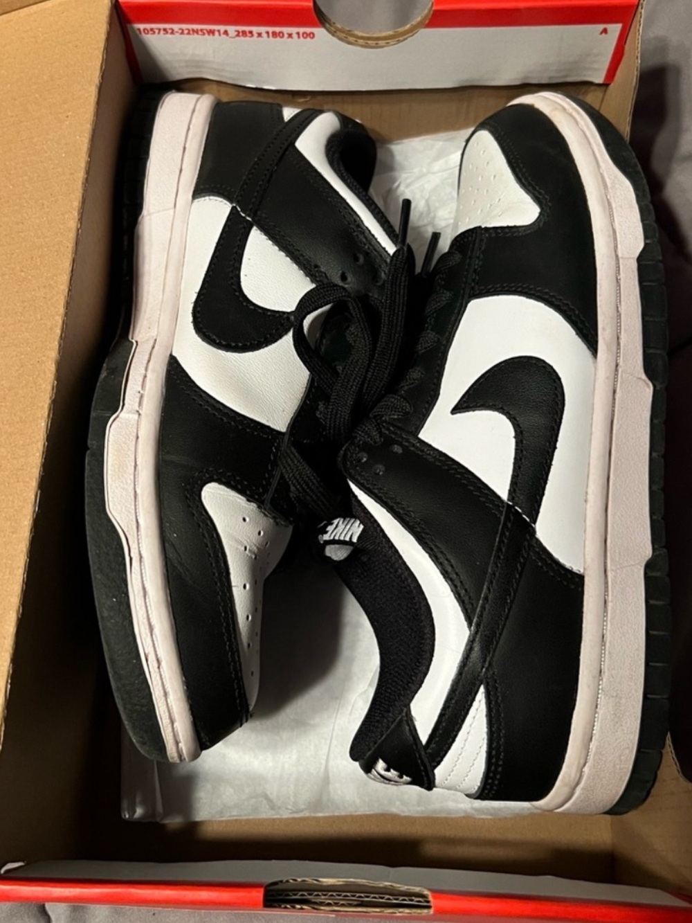 Black and White Nike Low-Top Sneakers